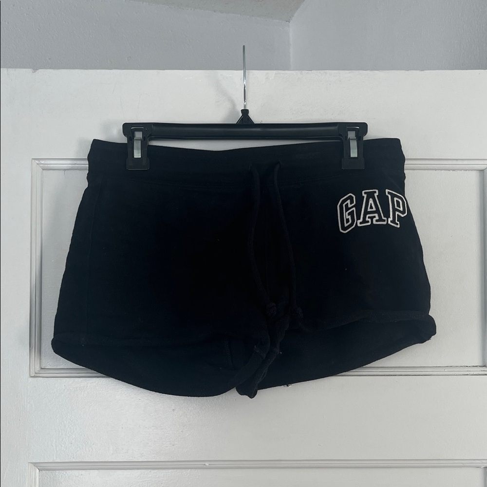 GAP Women's Athletic Shorts in Black with Logo